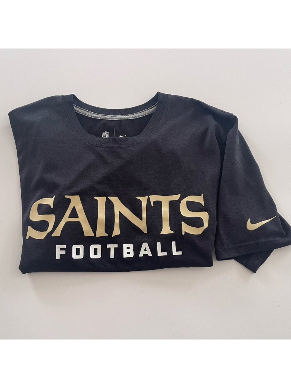 Nike New Orleans Saints Men's XL Dri Fit Onfield Shirt Black